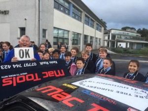 Kevin with Yr 7 studenets