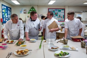 Our judges conferring! Paul Wells, David Inwood, Andrew Baird an