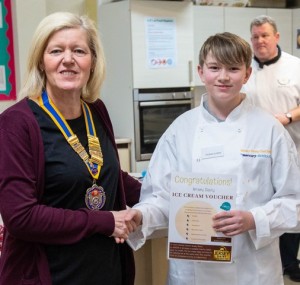 Thomas Elmers winner Best Dessert.